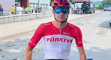 Milli bisikletçi Mehmet Keskin Slovakya'da sahne aldı