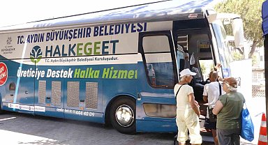 Mobil Halk Ege Et bu kez Güzelçamlı'da vatandaşlarla buluştu