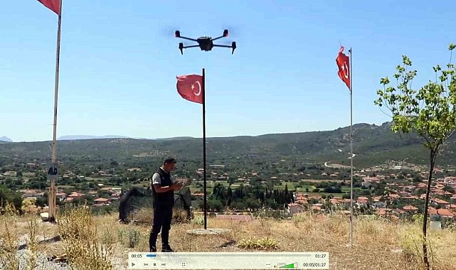 Muğla'da ziraat yangınlarına dron destekli denetim