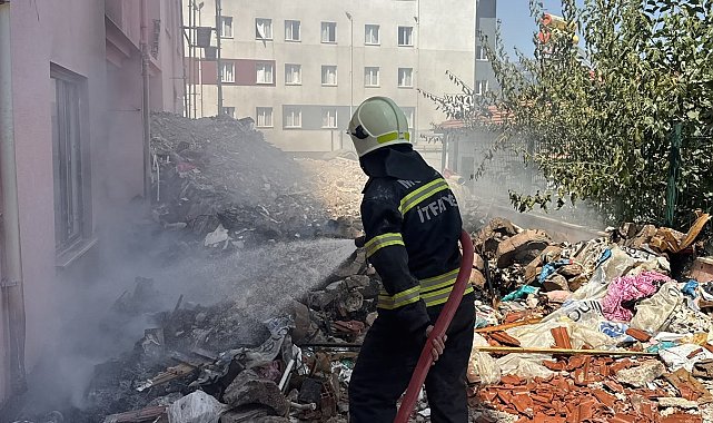Muğla'nın Menteşe ilçesinde korkutan yangın