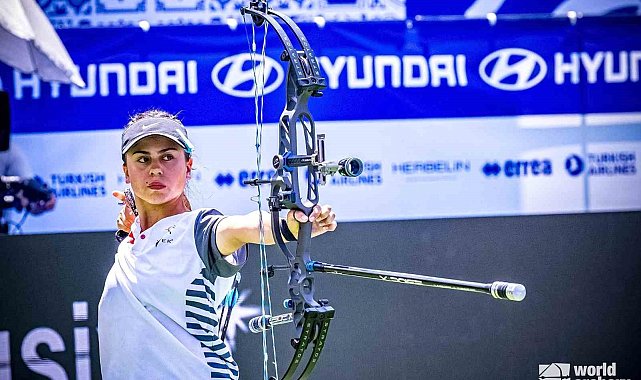 Muğlalı milli okçu Hazal Burun Dünya kupası finalinde