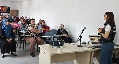 Nazilli'de kadın sağlığı, narkotik ve mahremiyet konularında eğitim verildi