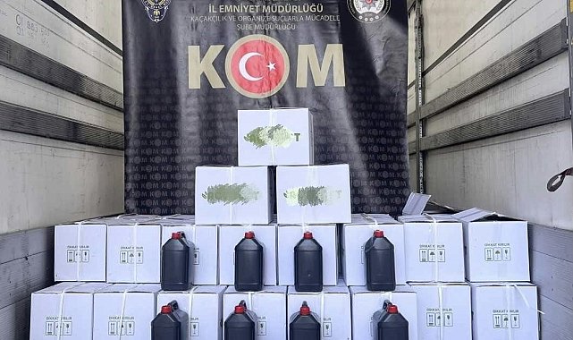 Niğde'de bin litre etil alkol ele geçirildi