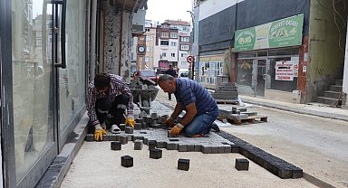 Ordu'da güvenli kaldırım çalışmaları