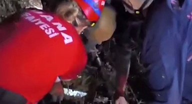 Ormanlık alanda mahsur kalan kişi ekiplerin çalışmasıyla kurtarıldı