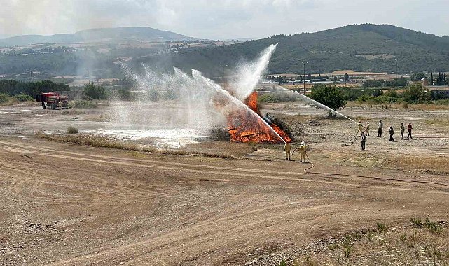 Osmaniye'de orman yangınlarına karşı özel timler tatbikatta buluştu