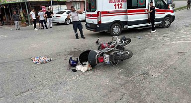 Osmaniye'de otomobil ile motosiklet çarpıştı: 1 yaralı