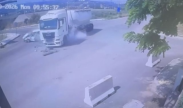 Osmaniye'de tanker ile otomobil çarpıştı: 2 yaralı