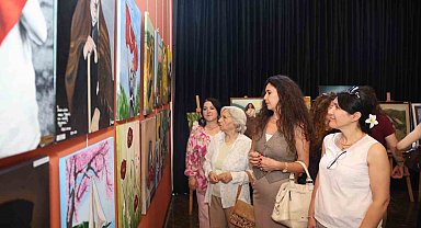 OSMEK kursiyerlerinin eserleri Panorama 1326'da sanatseverlerle buluştu