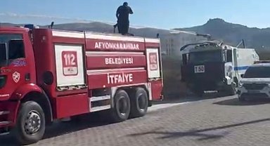 Otluk alandaki yangın TOMA'ların da müdahalesiyle söndürüldü