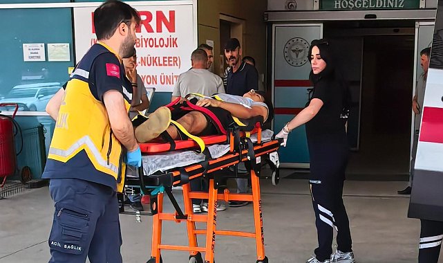 Otomobil ile çarpışan bisiklet sürücüsü hastaneye kaldırıldı