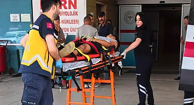 Otomobil ile çarpışan bisiklet sürücüsü hastaneye kaldırıldı