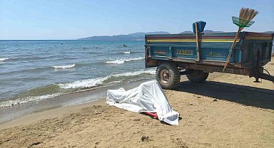 Pamucak sahilinde erkek cesedi bulundu