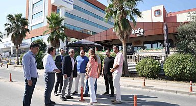 Rektör Kent, ADÜ Hastanesi'ndeki otopark çalışmalarını inceledi