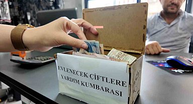 Rize'de esnaftan yeni evlenecek çiftlere "Kumbara" desteği