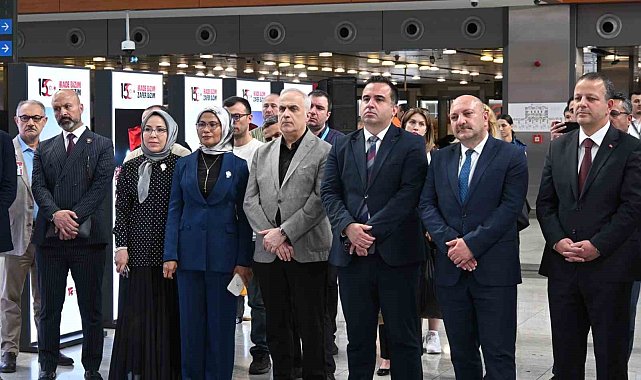 Sabiha Gökçen Havalimanı'nda "Hafıza ve Hatıra: 15 Temmuz" fotoğraf sergisi açıldı