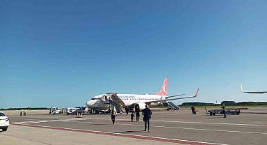 Samsun Çarşamba Havalimanı'nın 6 aylık yolcu sayısı 788 bini aştı