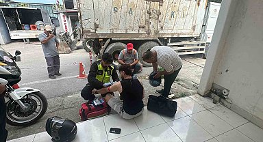 Samsun'da motosiklet kazası: 1 yaralı