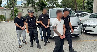 Samsun'da uyuşturucu şüphelileri adliyede