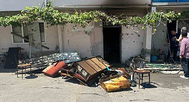 Samsun'da yangın paniği