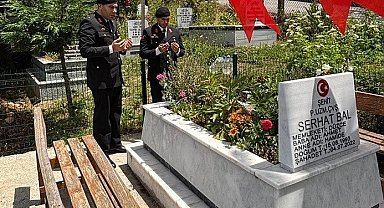 Şehit Serhat Bal kabri başında anıldı