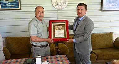 Şehit Yusuf Ergün'ün "şehadet belgesi" babasına teslim edildi