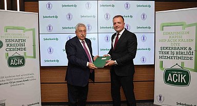 Şekerbank ve TESK iş birliğiyle esnafa anında finansman desteği