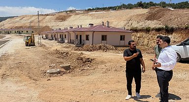 Şenköy'de afet konutları tamamlanma aşamasına geldi