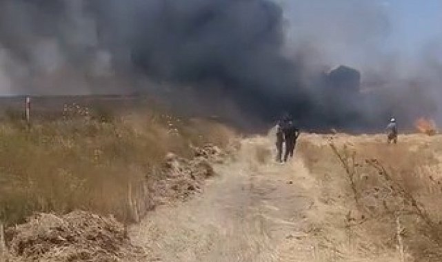 Seyitgazi ilçesinde bir yangın daha