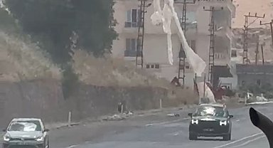 Siirt'te elektrik direğinde çıkan yangın paniğe neden oldu