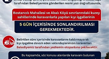 Sinop sahillerinde karavan düzenlemesi