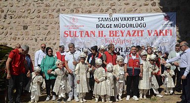 Sinop'ta 25 çocuk için sünnet şöleni