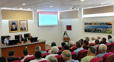 Sinop'ta muhtarlara sosyal hizmetler ve ŞÖNİM bilgilendirmesi
