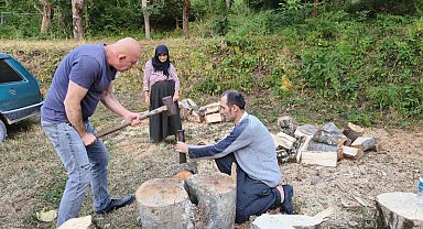 Sinop'un köylerinde kış hazırlığı erken başladı