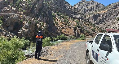Şırnak'ta kayıp genci arama çalışmaları 7'nci gününde