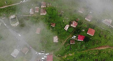 Sis altındaki Santa Harabeleri doğası ve tarihiyle kendine hayran bırakıyor