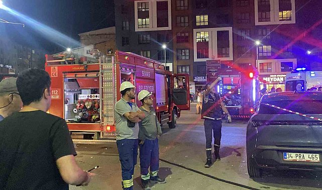 Sivas'ta gece yarısı korkutan patlama