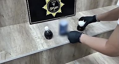 Siverek'te pet şişe düzeneğinde uyuşturucu ele geçirildi: 2 gözaltı