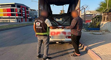 Sosyal medyadaki görüntüler ihbar oldu, kamyonet sürücüsüne ceza kesildi