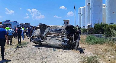 Takla atan otomobildeki 7 yaşındaki çocuk hayatını kaybetti