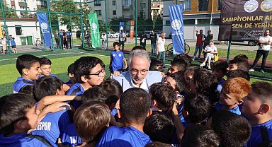 Talas'ta yaz spor okullarına coşkulu açılış