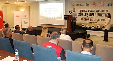 Tarım sektör temsilcileri bir araya geldi