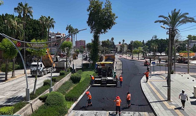 Tarsus'ta kavşak düzenleme çalışması tamamlandı