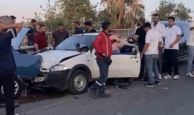 Tarsus'ta zincirleme kaza: 3 yaralı