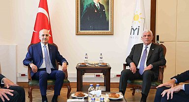 TBMM Başkanı Kurtulmuş'tan İYİ Parti'ye ziyaret