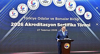 TOBB'da 73 oda ve borsaya sertifika verildi