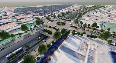 Turgutlu'nun trafik çilesini bitirecek dev projede ilk kazma vuruldu