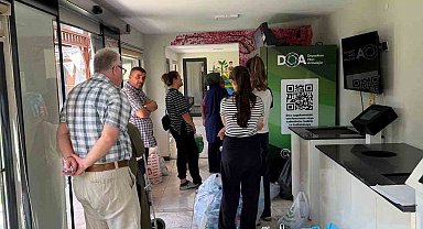 Türkiye'nin ilk sıfır atık şehri Kızılcahamam'ın depozito iade sistemine yoğun ilgi