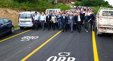 Ulubey'de 5 kilometrelik grup yolu hizmete açıldı