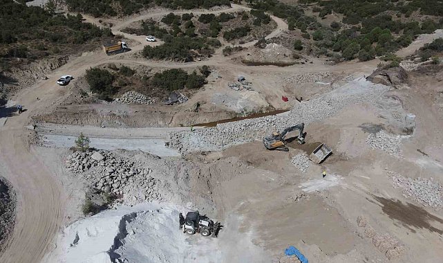 Umcular Göleti projesinde çalışmalar hız kesmiyor